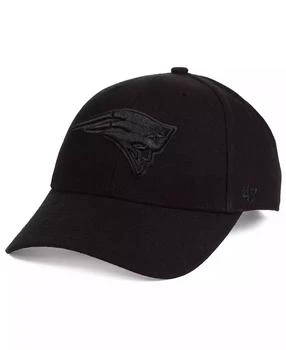 New England Patriots Black 
Black MVP Strapback Cap