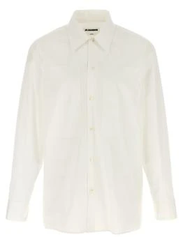 Jil Sander | Jil Sander Logo Embroidered Long-Sleeved Shirt