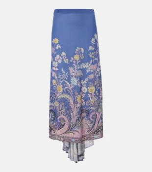 ETRO | Printed asymmetric maxi skirt