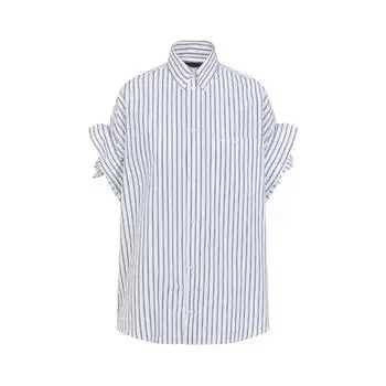 Balenciaga | Balenciaga Tucked Short-Sleeve Shirt