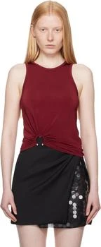 Red Jersey Tank Top