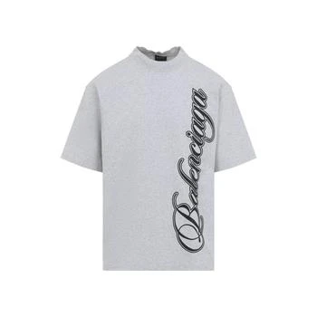 Balenciaga | Balenciaga Cursive Medium Fit T-Shirt