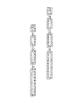 Bloomingdale's | Diamond Link Drop Earrings in 14K White Gold, 0.33 tcw
