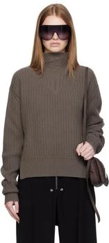 Rick Owens | Gray Concordians Fisherman Turtleneck