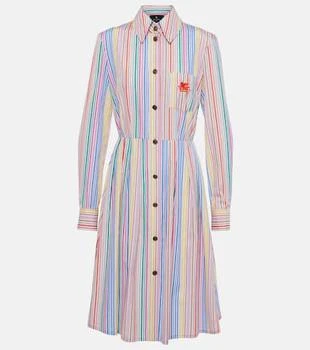 ETRO | Striped cotton shirt dress