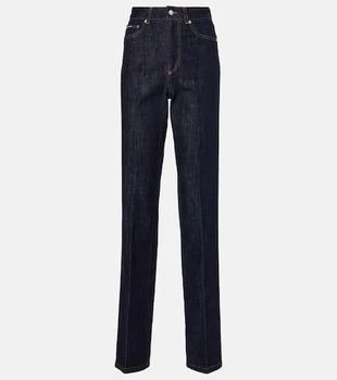 Dolce 
Gabbana | High-rise straight jeans