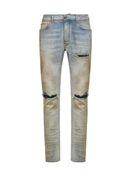 AMIRI | AMIRI | Blue denim Suede MX1 jeans | Man | 30