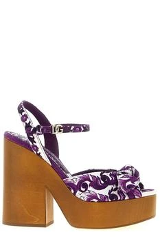 Dolce
Gabbana | Dolce
Gabbana Majolica Printed Sandals