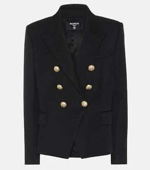 Balmain | Double-breasted wool blazer
