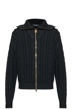 Versace | Versace ZIp-Up Knitted Cardigan