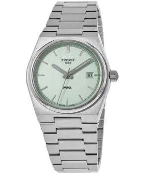 Tissot PRX 35mm Green Dial Stainless Steel Unisex Watch T137.210.11.091.00