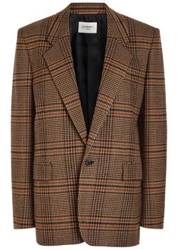 Yves Saint Laurent | Houndstooth wool blazer