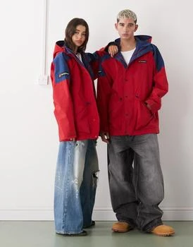 Berghaus Unisex meru mountain gore-tex jacket in red/blue