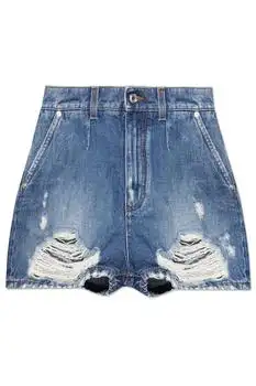 Dolce & Gabbana | Dolce & Gabbana High Waisted Denim Shorts