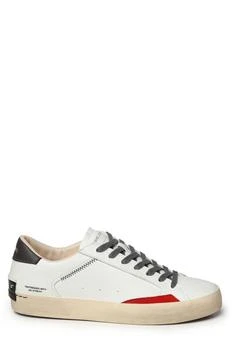 Crime London Disstressed Low-Top Sneakers