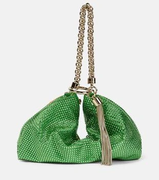 Jimmy Choo | Callie crystal-embellished pouch