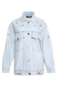 Versace | Versace Embellished Oversized Denim Jacket