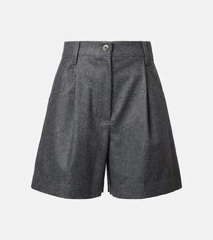 Brunello Cucinelli | High-rise virgin wool shorts