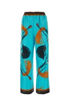 Gucci | Gucci Equestrian Printed Twill Trousers