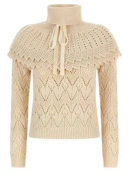 Zimmermann | Zimmermann Hypnotic Ruffled Collar Sweater