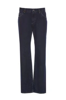 Dolce & Gabbana | Dolce & Gabbana Logo Patch Straight-Leg Jeans