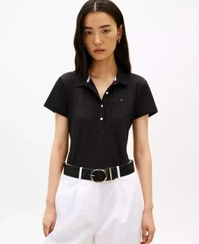 Tommy Hilfiger Women's Classic Pique Short-Sleeve Polo T-Shirt