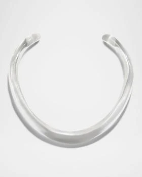 Liquid Lucite Collar Necklace