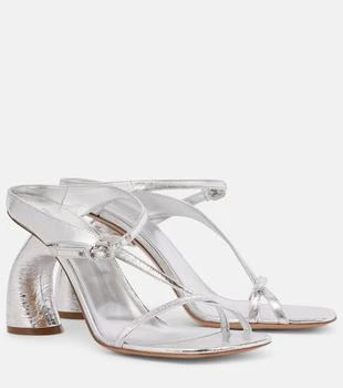 Dries Van Noten | Metallic patent leather mules