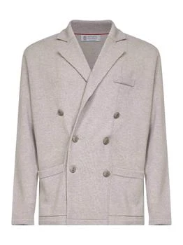 Brunello Cucinelli | Brunello Cucinelli One-And-A-Half-Breasted Blazer-Style Cardigan