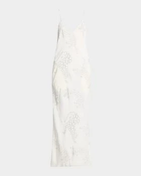 Stella McCartney | Wild Cat-Print Silk Backless Slip Gown