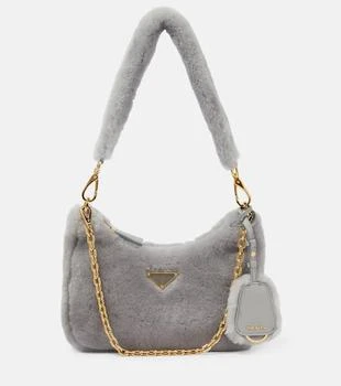 Prada | Re-Edition 2005 shearling shoulder bag