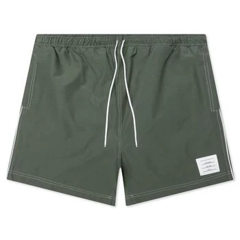 Thom Browne | Thom Browne Ripstop Topstitch Track Shorts