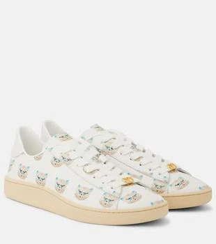 Valentino | Royco VLogo printed leather sneakers