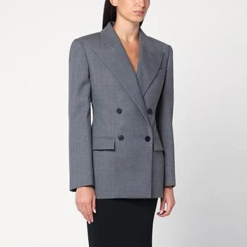 Givenchy | Grey double-breasted wool jacket