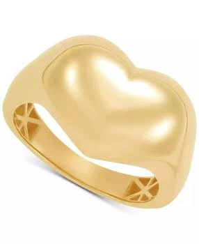 Macy
s | Polished Puffed Large Heart Statement Ring in 10k Gold