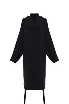 Balenciaga | Balenciaga Lace-Up Shirt Dress