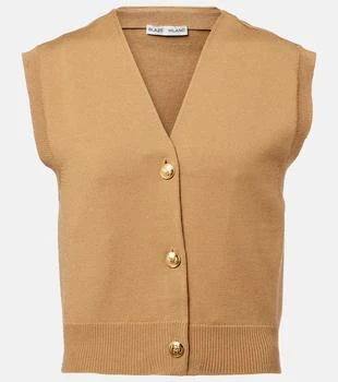 Sebright wool-blend sweater vest