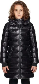 Moncler | Big Kids Black Moka Hooded Down Jacket