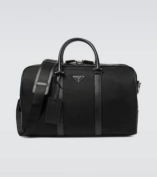 Prada | Re-Nylon and Saffiano leather duffel bag