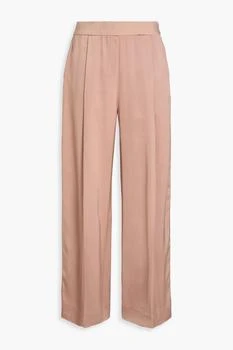 Stine Goya Ciara pleated satin wide-leg pants