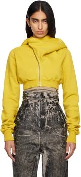 Rick Owens | Yellow Concordians Micro Mountain Hoodie