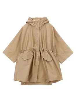 Moncler | Moncler Enfant Hooded Drawstring Cape