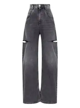 MAISON MARGIELA | Maison Margiela High Waist Cut-Out Jeans