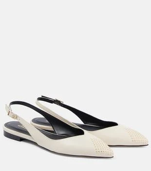 Isabel Marant | Branee studded leather slingback flats