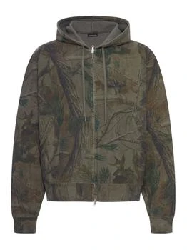 Balenciaga | Balenciaga Bal Sports Logo Zipped Hoodie