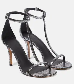 Isabel Marant | Einari metallic leather sandals