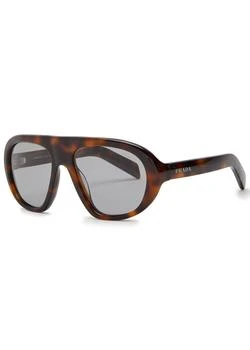 Prada | Aviator-style sunglasses