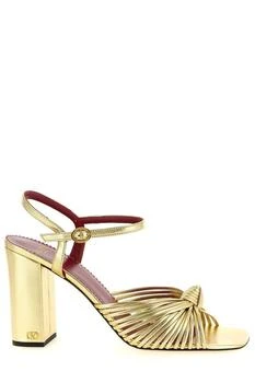 Valentino | Valentino Annet Laminated Knot Detailed Sandals