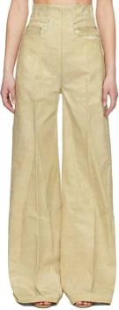 Rick Owens | Beige Hollywood Dirt Cooper Jeans