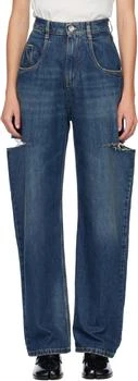 MAISON MARGIELA | Blue Cut-Out Jeans